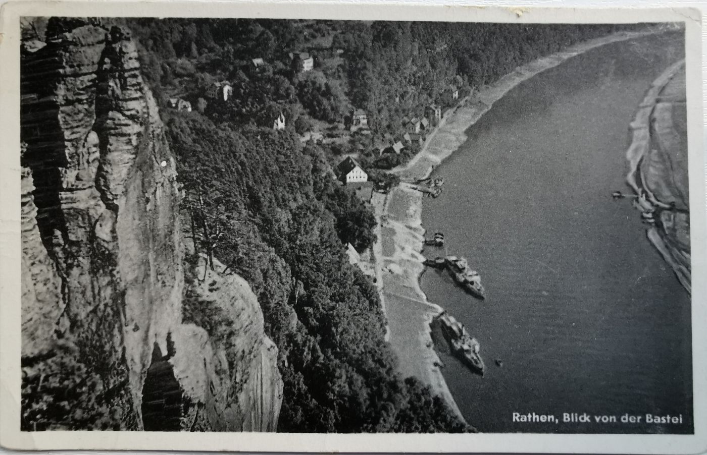Rathen, Blick von er Bastei